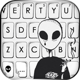 Cool Smoking Alien icon