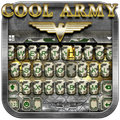 Cool Army Camo Keyboard Theme