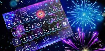 クールな Cool Firework のテーマキーボード