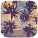 Thème de clavier Coconuts Sky APK