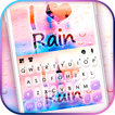 Color Raindrops Keyboard Theme