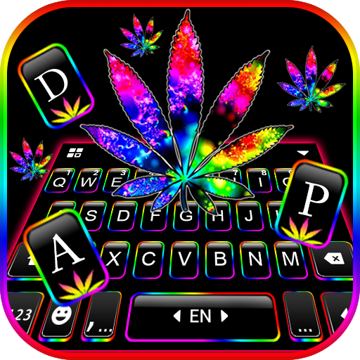 Colorful Weed 主題鍵盤