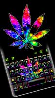 الكيبورد Colorful Weed الملصق