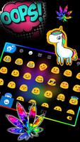 Teclado Colorful Weed imagem de tela 2