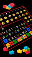 Colorful Bricks Keyboard Background screenshot 2