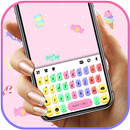 Fundo do Teclado Colorful Cand APK
