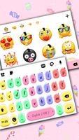 Fundo do Teclado Colorful Cand imagem de tela 3