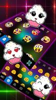 ثيم لوحة المفاتيح Colorful Cry تصوير الشاشة 2