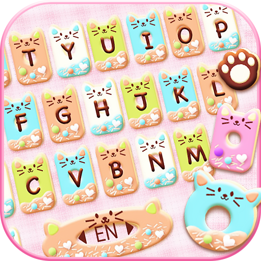 Tema de Teclado Colorful Donut