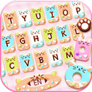 Colorful Donuts Button 키보드 테마 APK