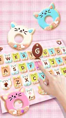 Colorful Donuts Button Keyboar APK download