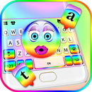 Colorful Emoji Tema de teclado APK