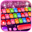 Tema Keyboard Colorful Glitter