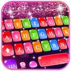 Thème de clavier Colorful Glit icône