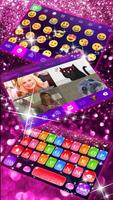 Tema Keyboard Colorful Glitter imagem de tela 3