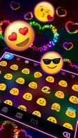 Tema Keyboard Colorful Hearts screenshot 2