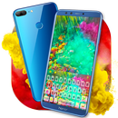 ثيم لوحة المفاتيح Colorful Holi Festival APK
