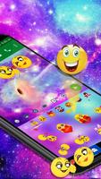 Tema Keyboard Colorful Neon Ga imagem de tela 3