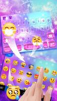 Tema Keyboard Colorful Neon Ga imagem de tela 1