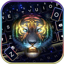 Colorful Neon Tiger Keyboard T APK