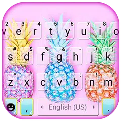 Baixar Tema Keyboard Colorful Pineapp APK
