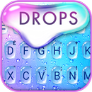 Thème de clavier Colorful Rain APK