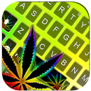 Fond de clavier Colorful Rasta APK