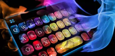 Tema Keyboard Colorful Smok