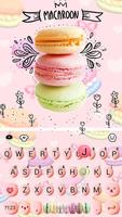 Colorful Macaroons キーボード ポスター