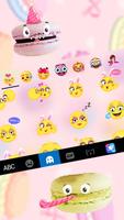 Colorful Macaroons keyboard syot layar 2