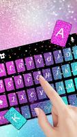 Teclado Colorful 3D Galaxy imagem de tela 1