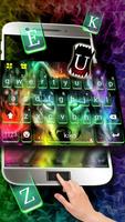 Tema de teclado Colorful Wolf imagem de tela 2