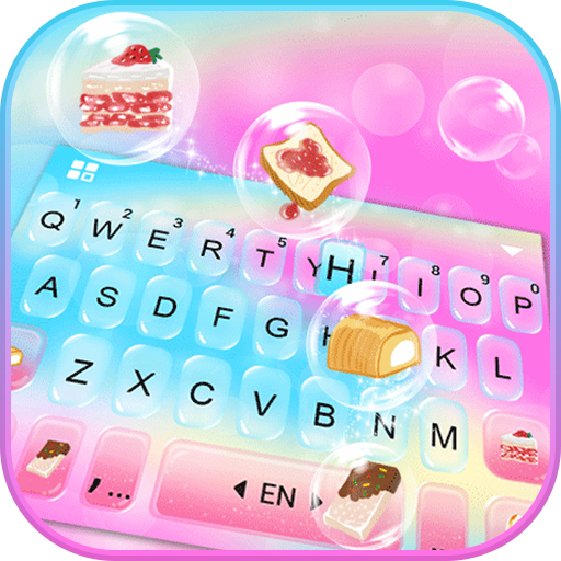 Tema de teclado Colorful Bubbl