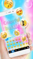 Poster Colorfulbubbles Tema Tastiera