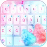 Fundo do Teclado CottonCandy ícone