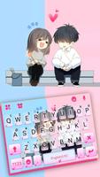 Tema Keyboard Couple First Lov poster