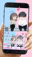 Tema Keyboard Couple First Lov screenshot 1