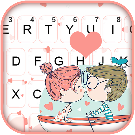Couple Kiss Doodle Tastatur-Th