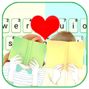 Tema Keyboard Couple Love Stor APK