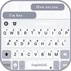 Classic Business White Tastatu APK Herunterladen