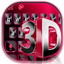 Tema de Teclado Classic 3d Red APK