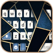 Classy Blue Keyboard Backgroun