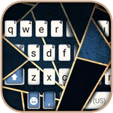 Classy Blue Keyboard Backgroun icon