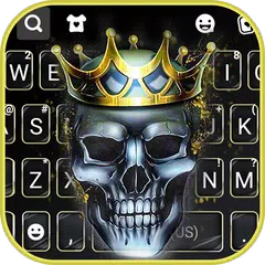 Crown Skull King Keyboard Back APK download