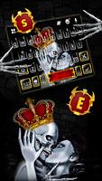 Tema Keyboard Crown Skull Kiss screenshot 1