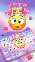 Fond de clavier Crazy Face Emo Affiche