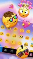 خلفية الكيبورد Crazy Face Emoj تصوير الشاشة 2