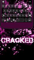 Thème de clavier Cracked Affiche