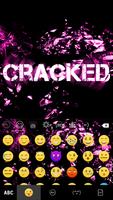 ثيم لوحة المفاتيح Cracked تصوير الشاشة 1