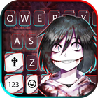 Tema Keyboard Creepy Boy Jeff ícone
